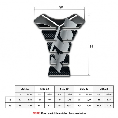 KTM Tank Pad Motorbike High-Quality Edition with Gray logo 