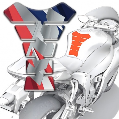 KTM Tank Guard Pads Multicolored Patterns with Gray Logo 