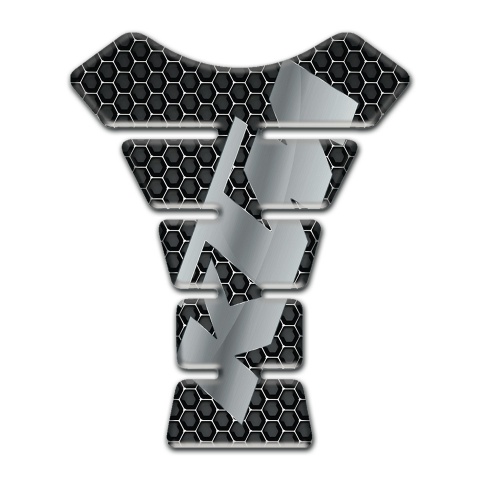 KTM Tank Fuse Gray Logo Perforated Steel Base 