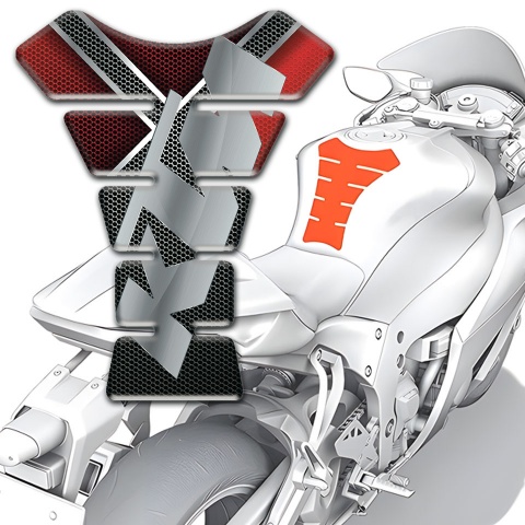 KTM Tank Pad Protector X Shape Decoration Gray  