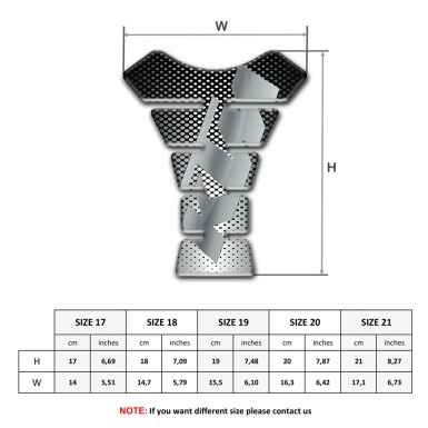 KTM Tank Guard Pads Silver Black Base Stylish Gray Logo 