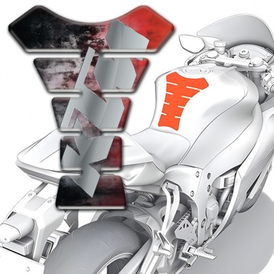 KTM Tank Fuse Mixed Colors Base and Gray Logo 