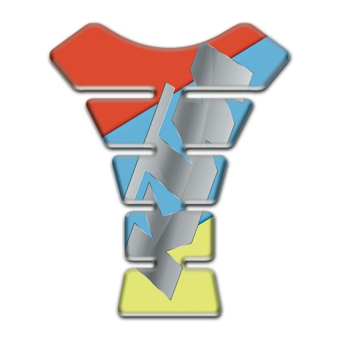 KTM Tank Pad Motorbike Fresh Colors Base Gray Logo 