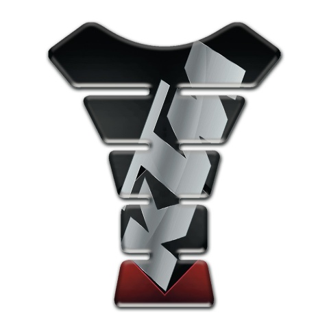 KTM Tank Pad Protector Gray Logo with Black Red Base Print 