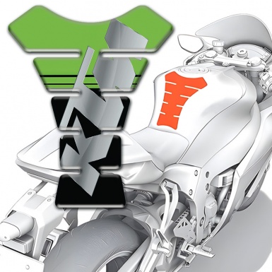 KTM Tank Protector Model with Green Black Design 