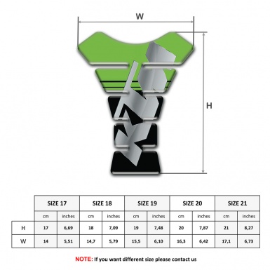 KTM Tank Protector Model with Green Black Design 