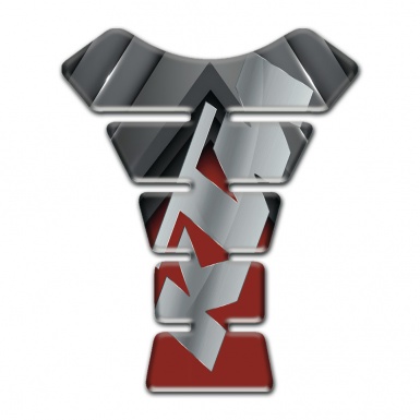 KTM Tank Guard Pads Model with Red Gray Design 
