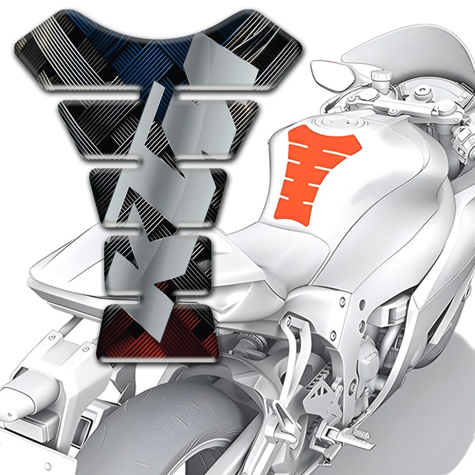 KTM Tank Pad Protector Model with Crossed Belts Effect | Tank ...