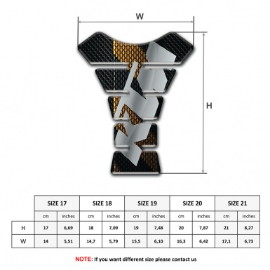 KTM Tank Fuse Model with black Brown decoration 
