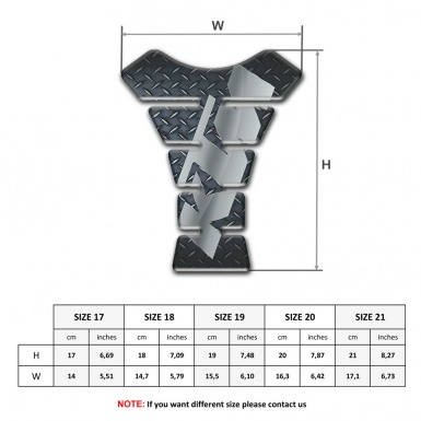 KTM Tank Pad Protector Model with Rough Effect Design 