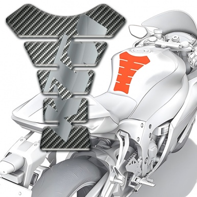 KTM Tank Pad Motorbike Model with Carbon Design 