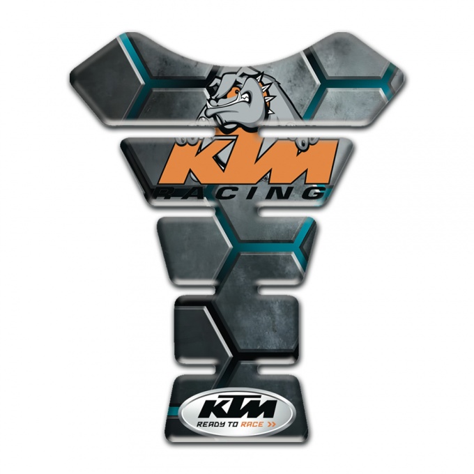 KTM Tank Protector Stylish Design with Dog Logo 