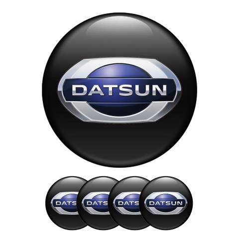 Datsun   Wheel Center Cap Domed Stickers Blue Eye