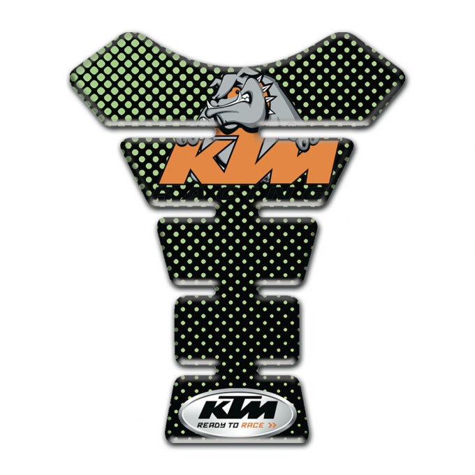 KTM Tank Fuse Design with Green Dots 