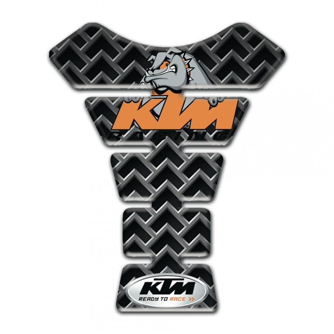 KTM Tank Fuse Design with Metal Grid Effect 