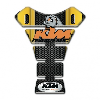 KTM Tank Pad Motorbike Dewsign with Yellow Black Decoration 