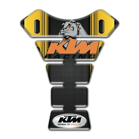 KTM Tank Pad Motorbike Dewsign with Yellow Black Decoration 