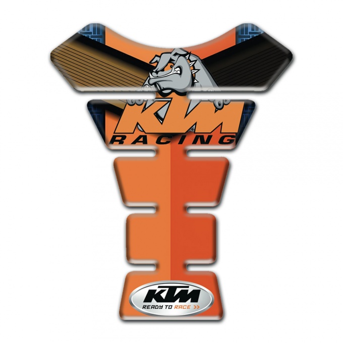 KTM Tank Protector Design with Orange Nuances Decoration 