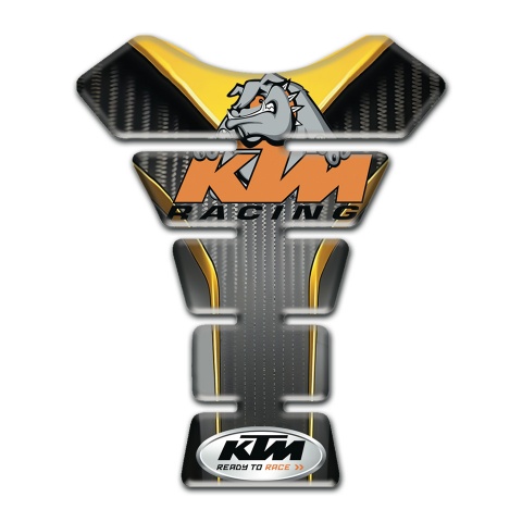 KTM Tank Guard Pads Anti Slip Sticker with Animation Dog Logo 