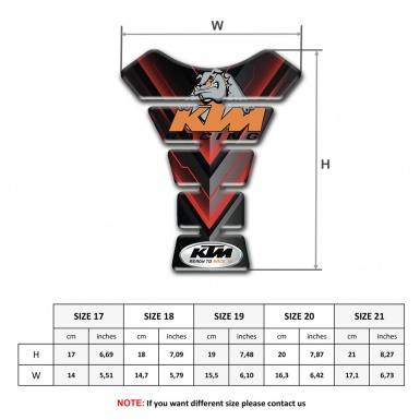 KTM Tank Fuse Unique Vision Model 