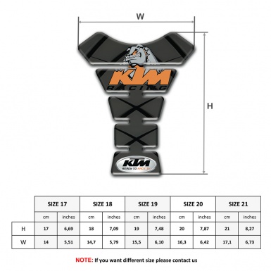KTM Tank Guard Pads Premium Quality Variant 