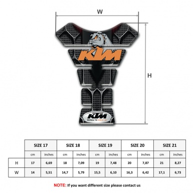 KTM Tank Protector Design with 3D Details 