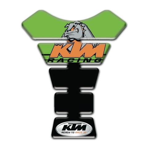 KTM Tank Pad Protector Design with Green Black Colors 