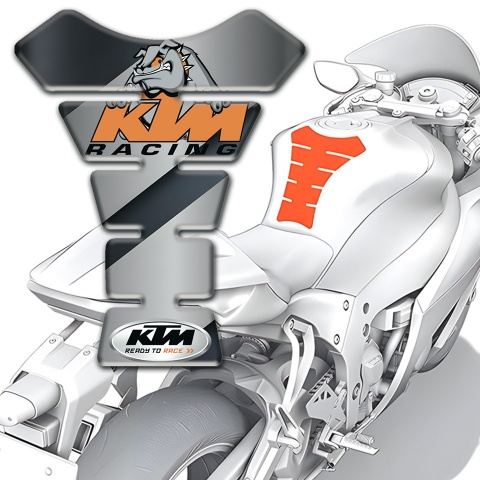 KTM Tank Pad Motorbike Motorcycle Edition with Racing Style Logo 