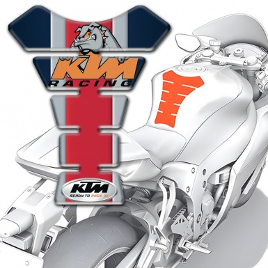 KTM Tank Protector Racing Edition with Animation Dog Logo 