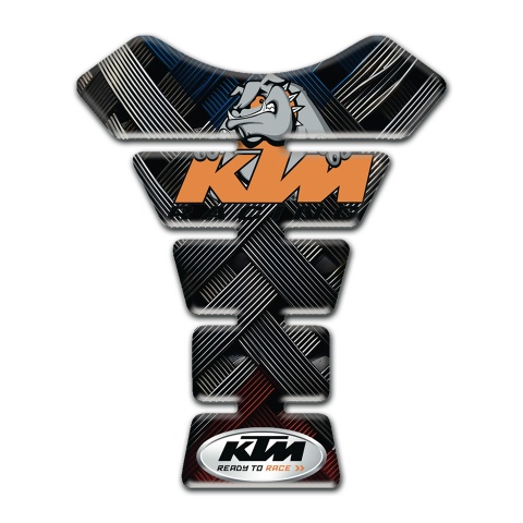 KTM Tank Pad ProtectorEdition with Crossed Belts Effect 