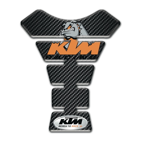KTM Tank Guard Pads Version with Black Carbon 