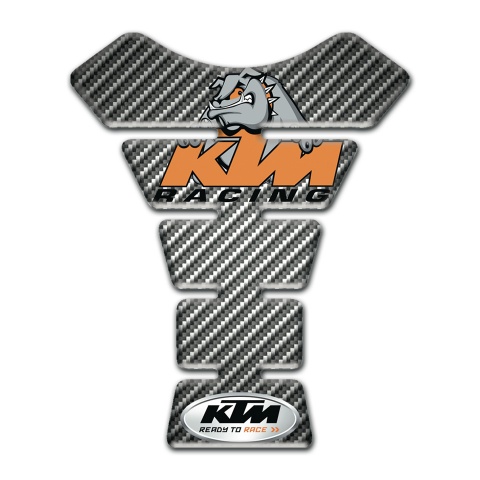 KTM Tank Pad Motorbike Version with Classic Carbon 