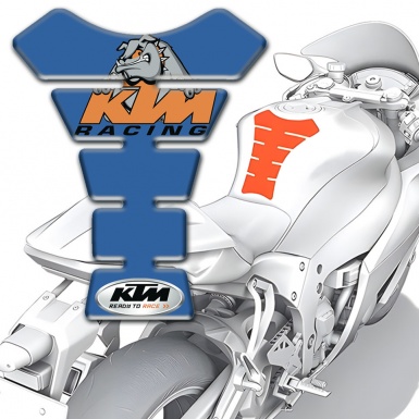 KTM Tank Guard Pads Blue Print Version 