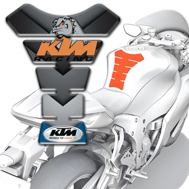 KTM Tank Guard Pads V Shape Decoration Model 