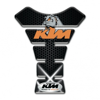 KTM Tank Pad Protector Crossed White Lights Edition 