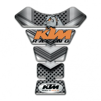 KTM Tank Guard Pads Cartoon Dog Logo 