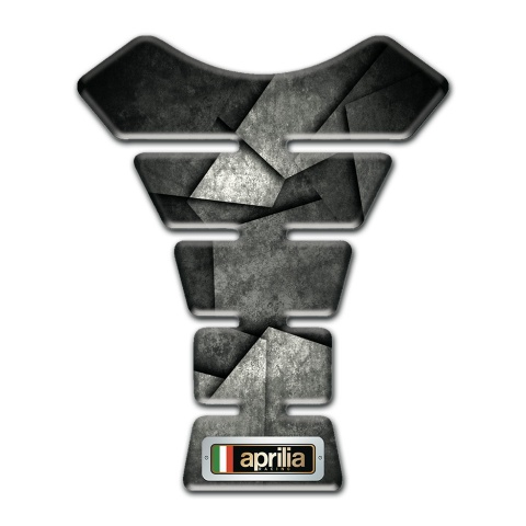 Aprilia Tank Guard Pads Mixed Gray Black Design 