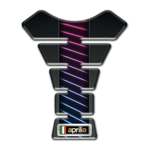 Aprilia Tank Protector Neon Lines Design 