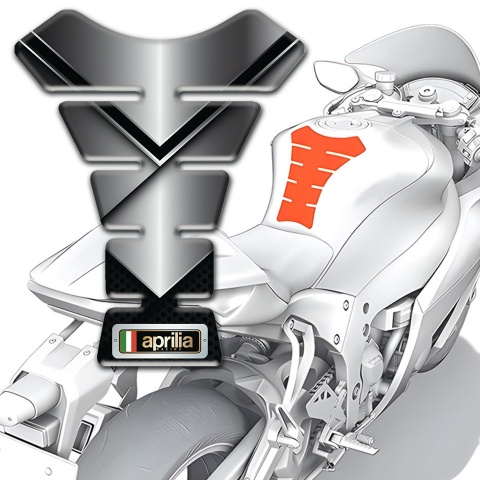 Aprilia Tank Protector Chromed Stylish Design 