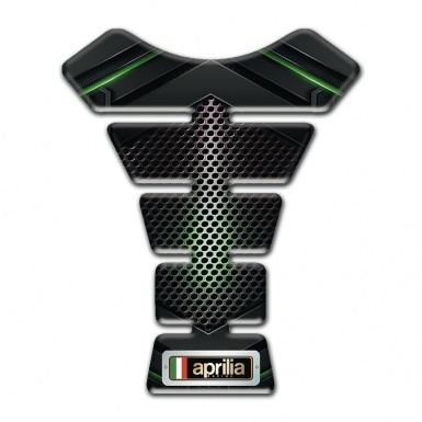 Aprilia Tank Pad Protector Green Shadow Design 