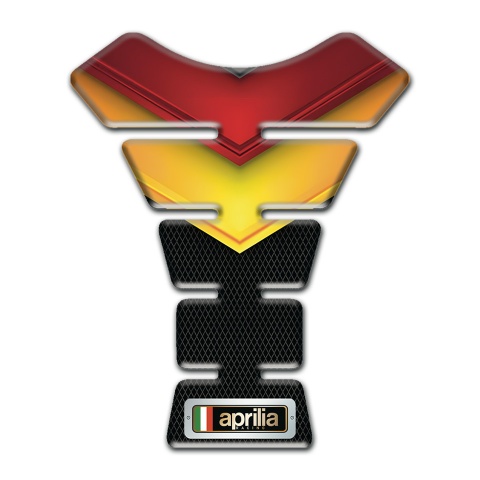 Aprilia Tank Protector Fire Colors Design 