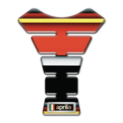 Aprilia Tank Pad Motorbike Colorful Lines Decoration 