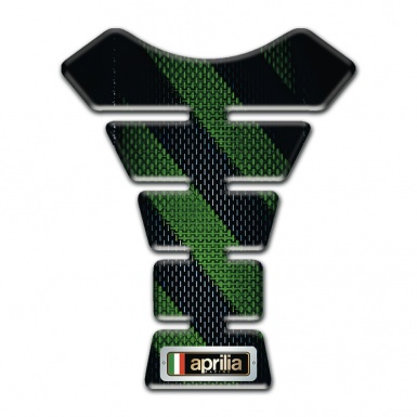 Aprilia Tank Fuse Black Green Decoration Design 