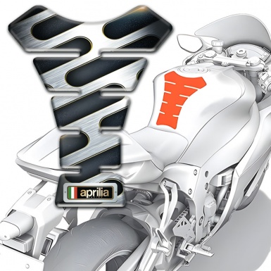 Aprilia Tank Pad Motorbike Metal Ornament Design 