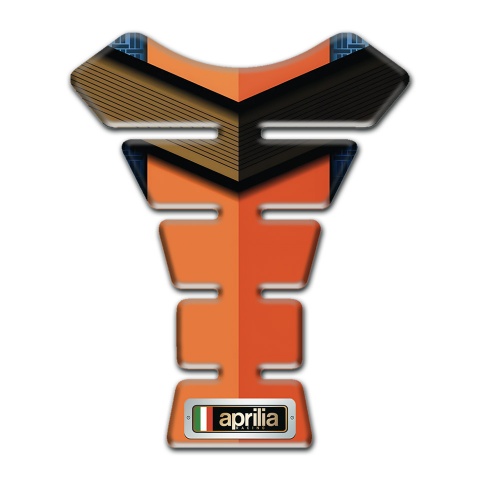 Aprilia Tank Fuse Orange Nuances Design 