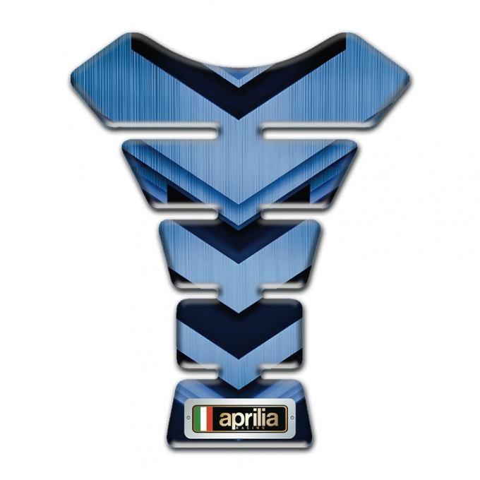 Aprilia Tank Protector Dark and Light Blue Design 