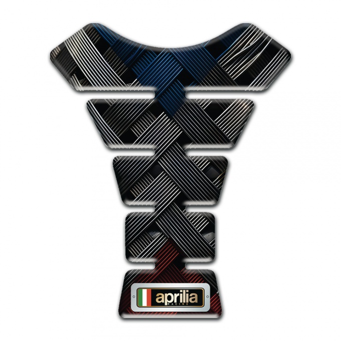 Aprilia Tank Pad Motorbike Crossed Belts Design 
