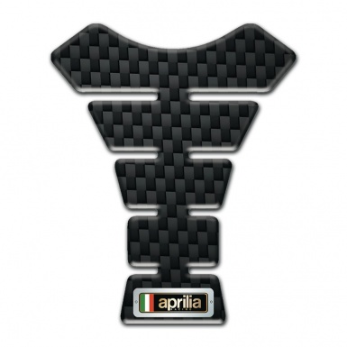 Aprilia Tank Pad Protector Black fibers Decign 
