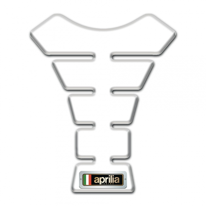 Aprilia Tank Pad Protector White Design 