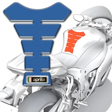 Aprilia Tank Fuse High End Blue Design 